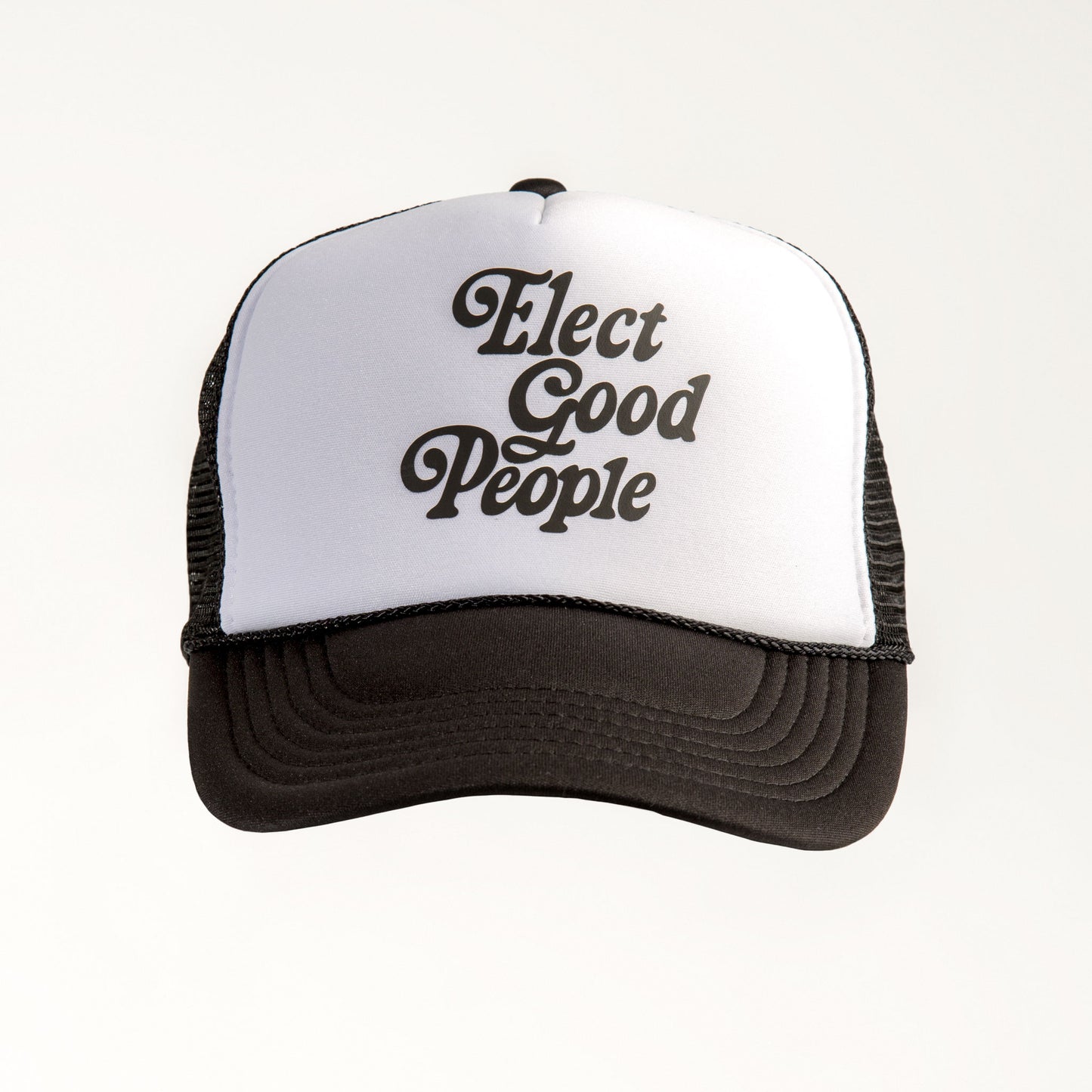 Black Logo Trucker Hat