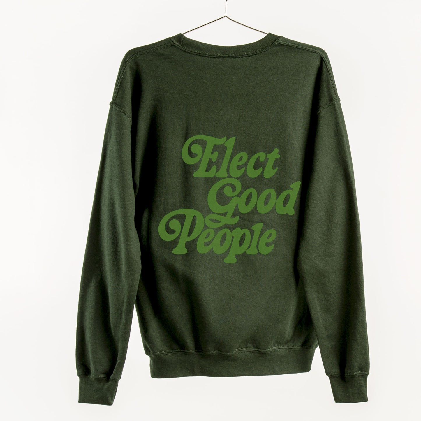 Green Crewneck with Green Logo