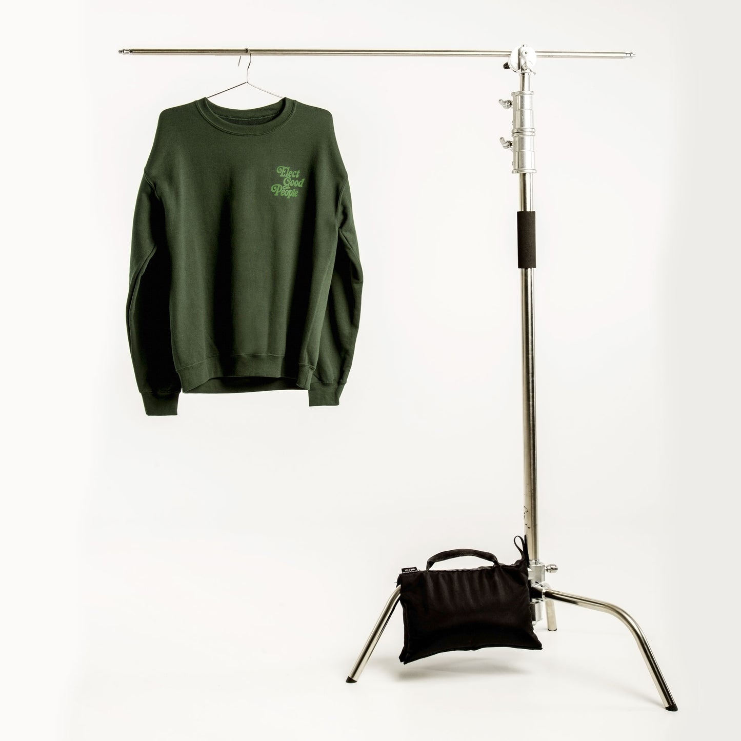 Green Crewneck with Green Logo