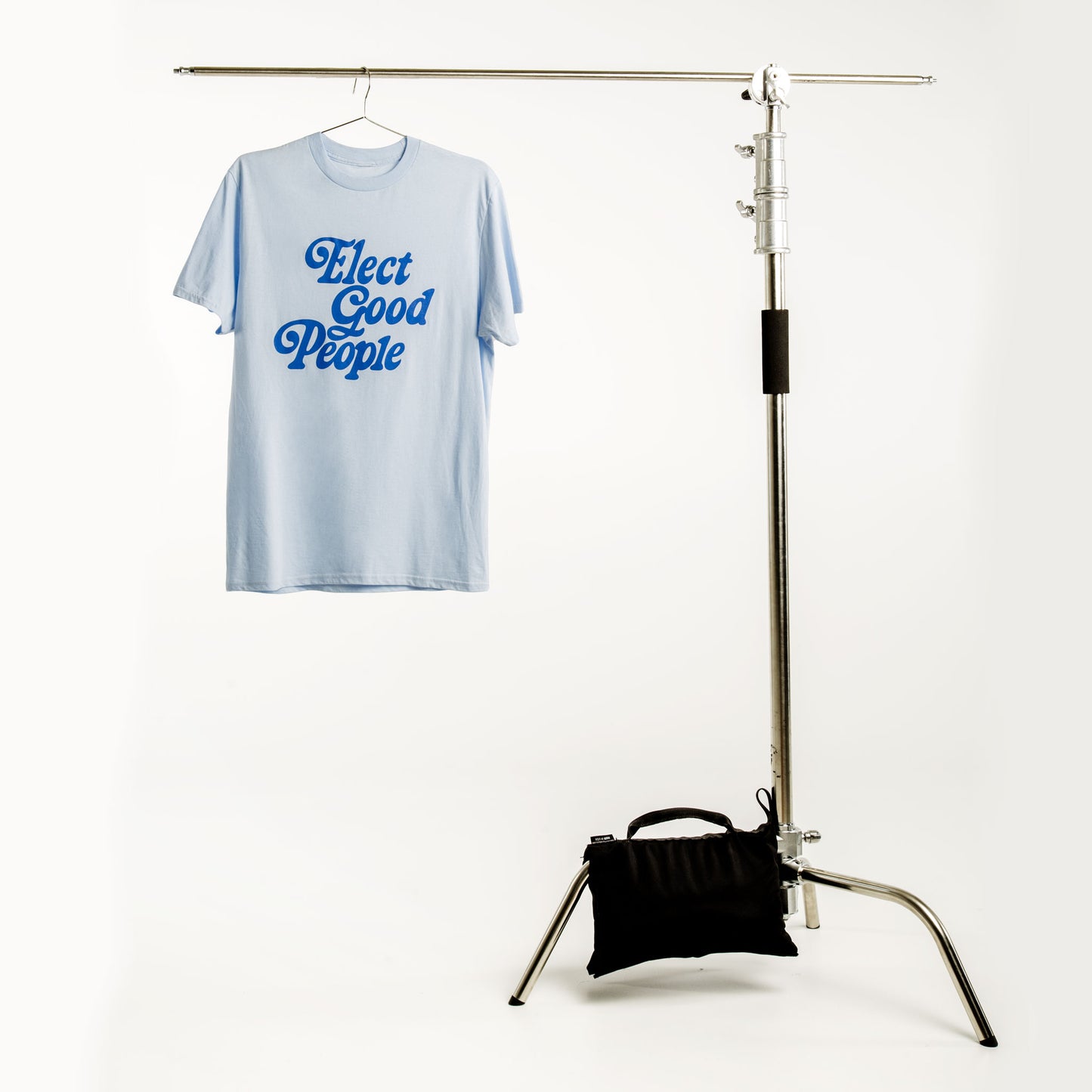 Light Blue T-Shirt with Blue Logo