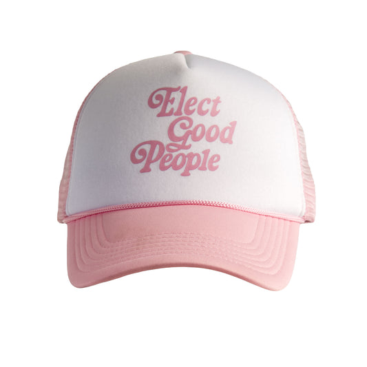 Pink Logo Trucker Hat