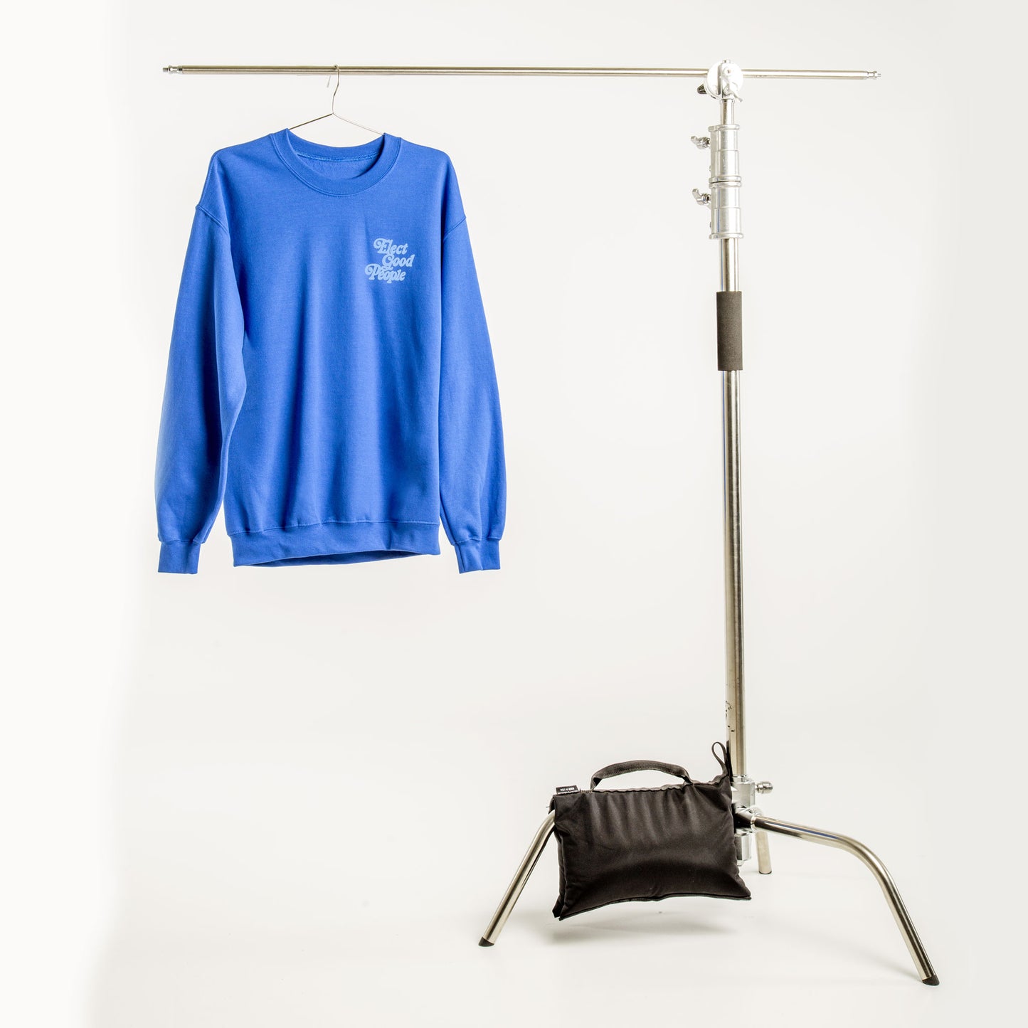 Blue Crewneck with Light Blue Logo