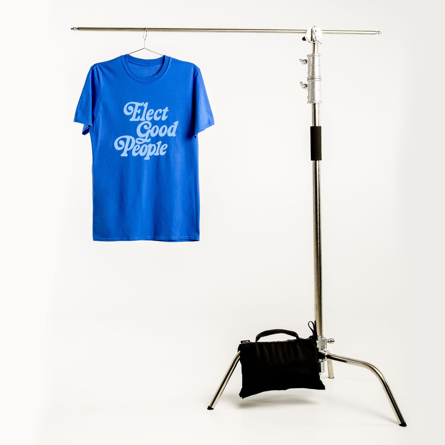 Blue T-Shirt with Light Blue Logo