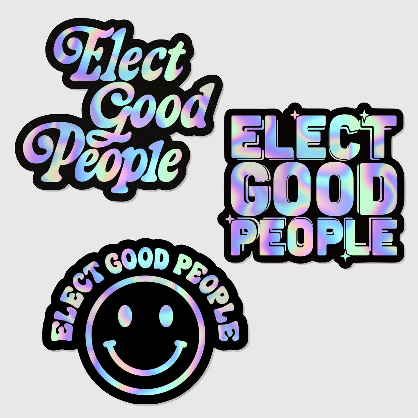 Rainbow Three-Sticker Pack