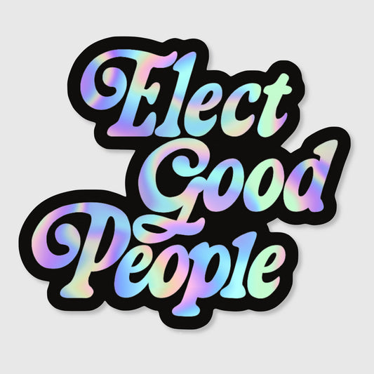 Rainbow 'Enjoy' logo 3-inch sticker